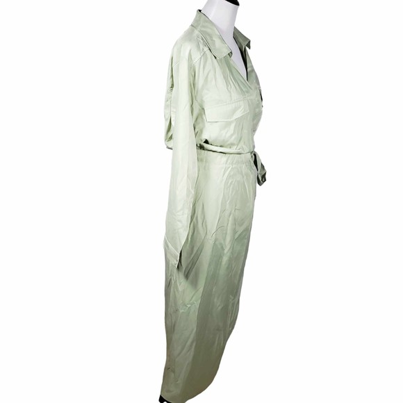 Fashion Nova Plus 2X Sage Green Easy Love Maxi Dress NWT AS IS - Picture 5 of 11